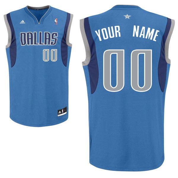 Adidas Dallas Mavericks Youth Custom Replica Road Royal NBA Jersey